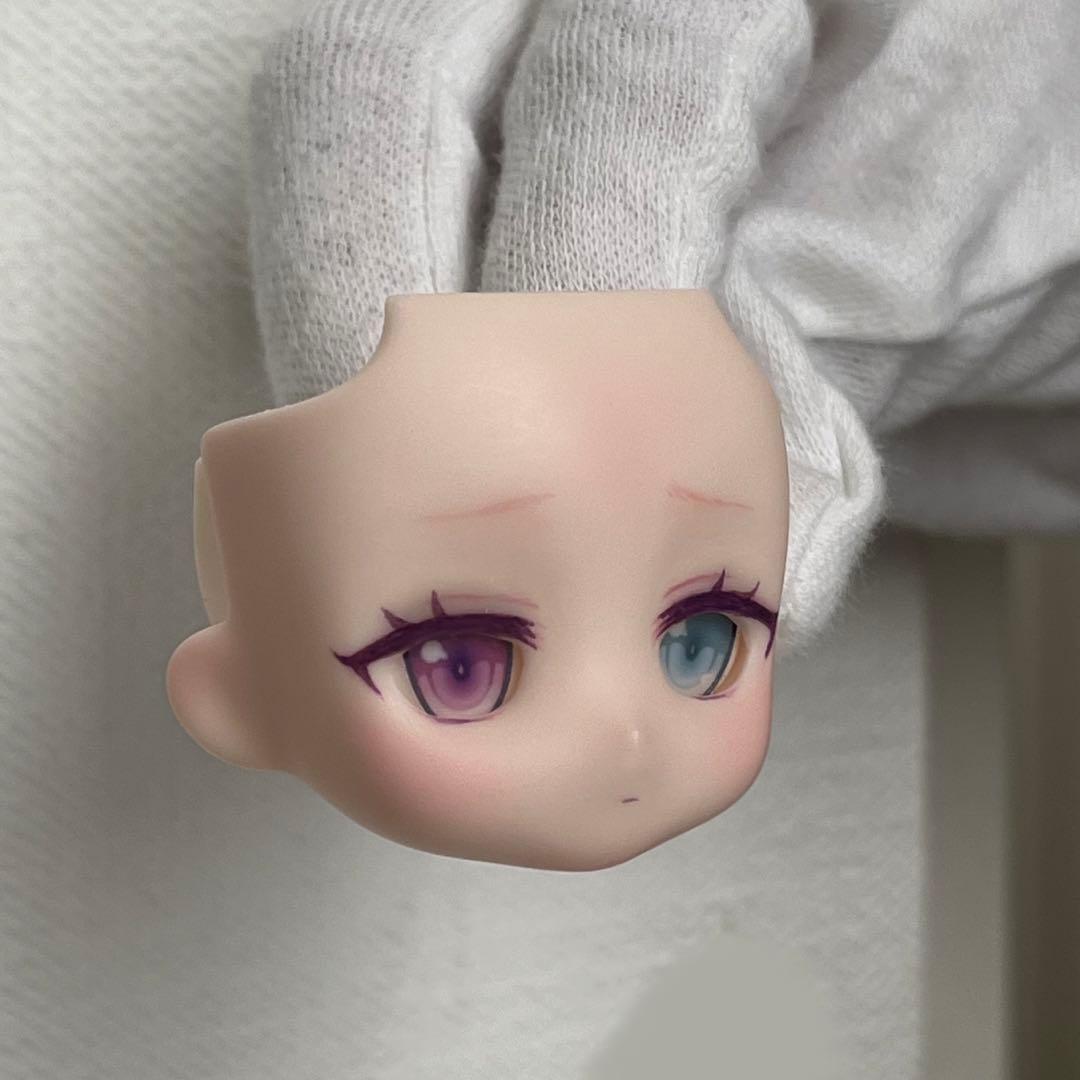 ねんどろいどどーる　かすたむフェイス(cream)+おまけアイ2種類