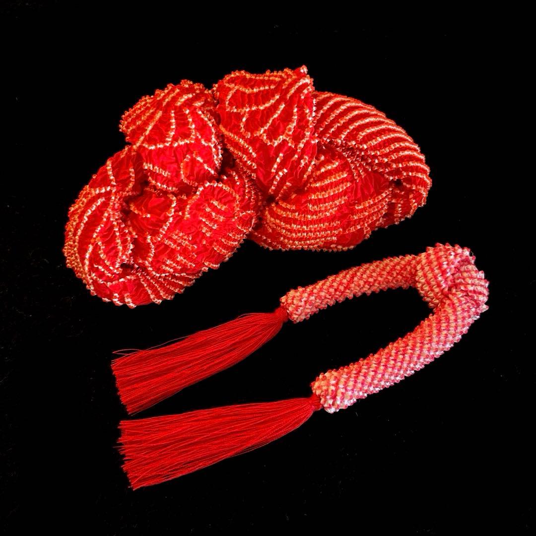 専用です。 日本髪 髪飾り 七五三(7歳) (紅白・桜)