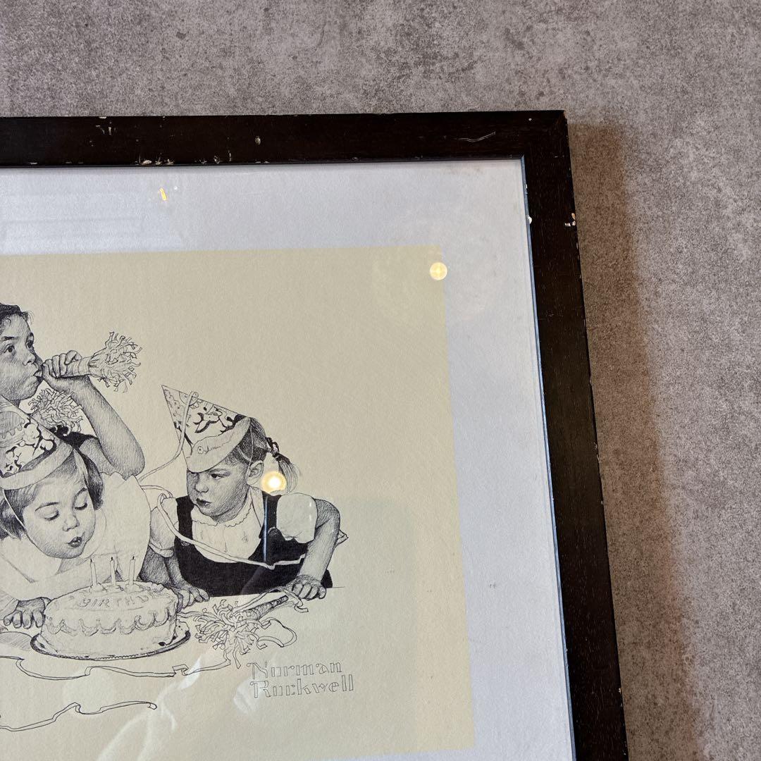 p*o様 ノーマン・ロックウェル ドローイング『誕生日』