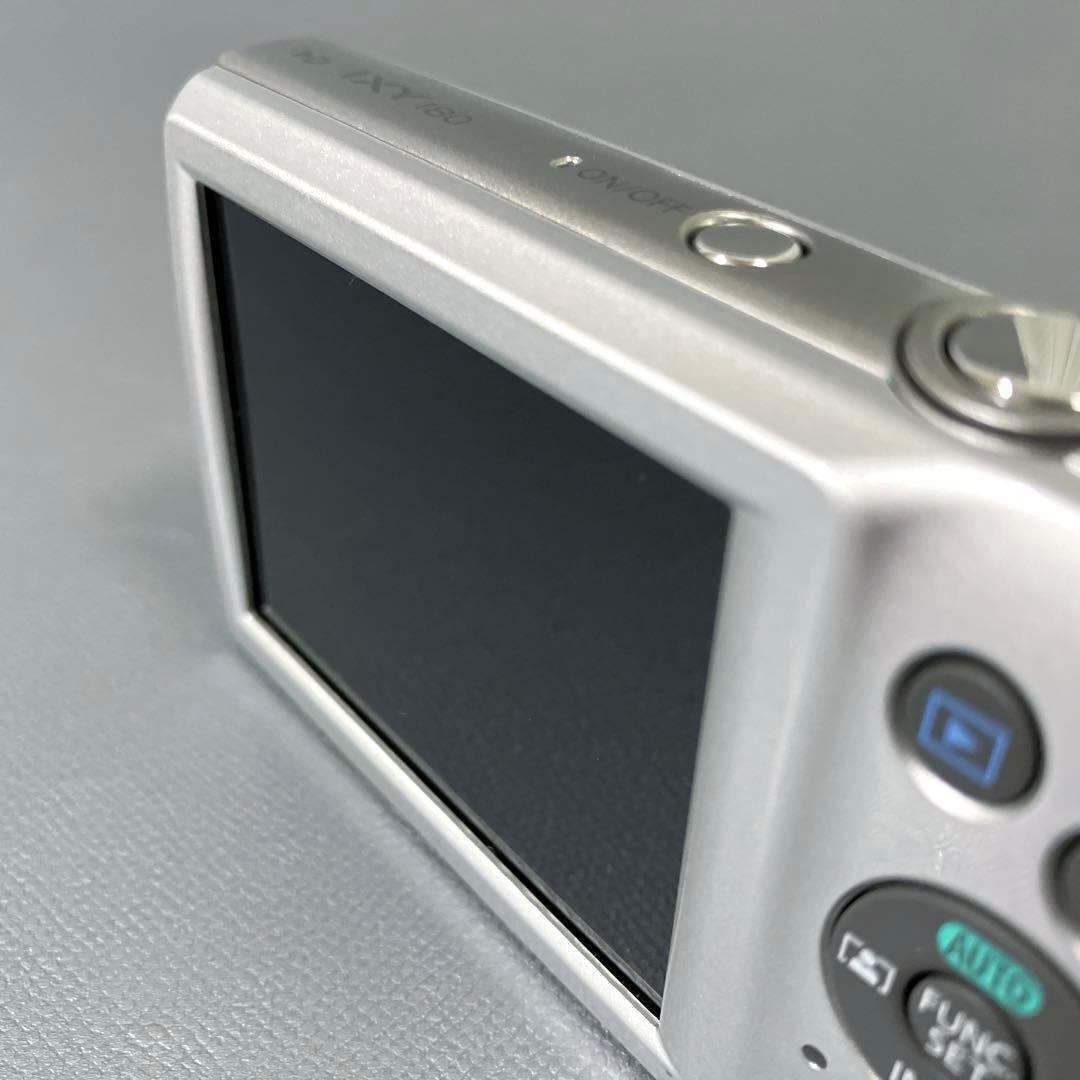 未使用級✨　CANON　IXY180　コンデジ　デジカメ　シルバー　ケーブル付き