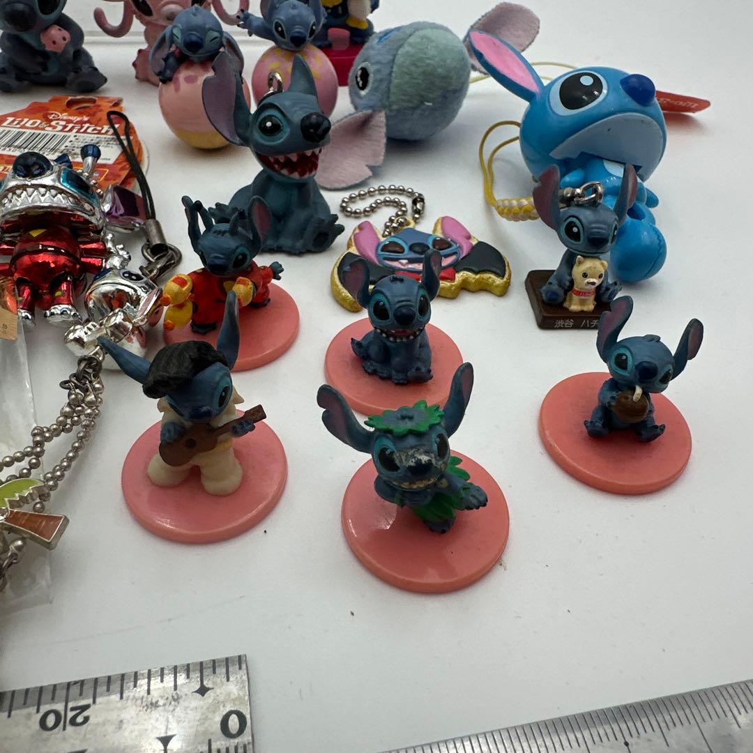 スティッチ ミニフィギュアとストラップ　セット まとめ売り