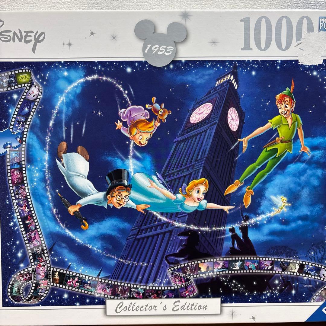 希少　中身シュリンク付　ピーターパン　1000ピース　ジグゾーパズル　ディズニー