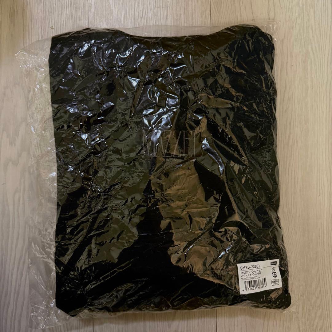 MAZZEL OnlyYouオーバーサイズスウェット ブラック