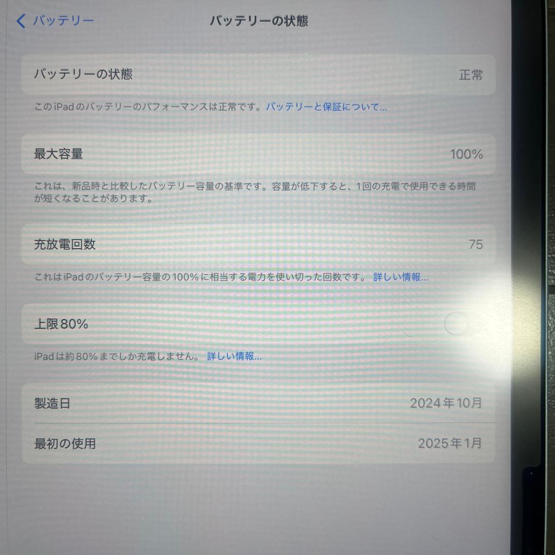 Apple iPad Air M2 13インチ 128GB Blue