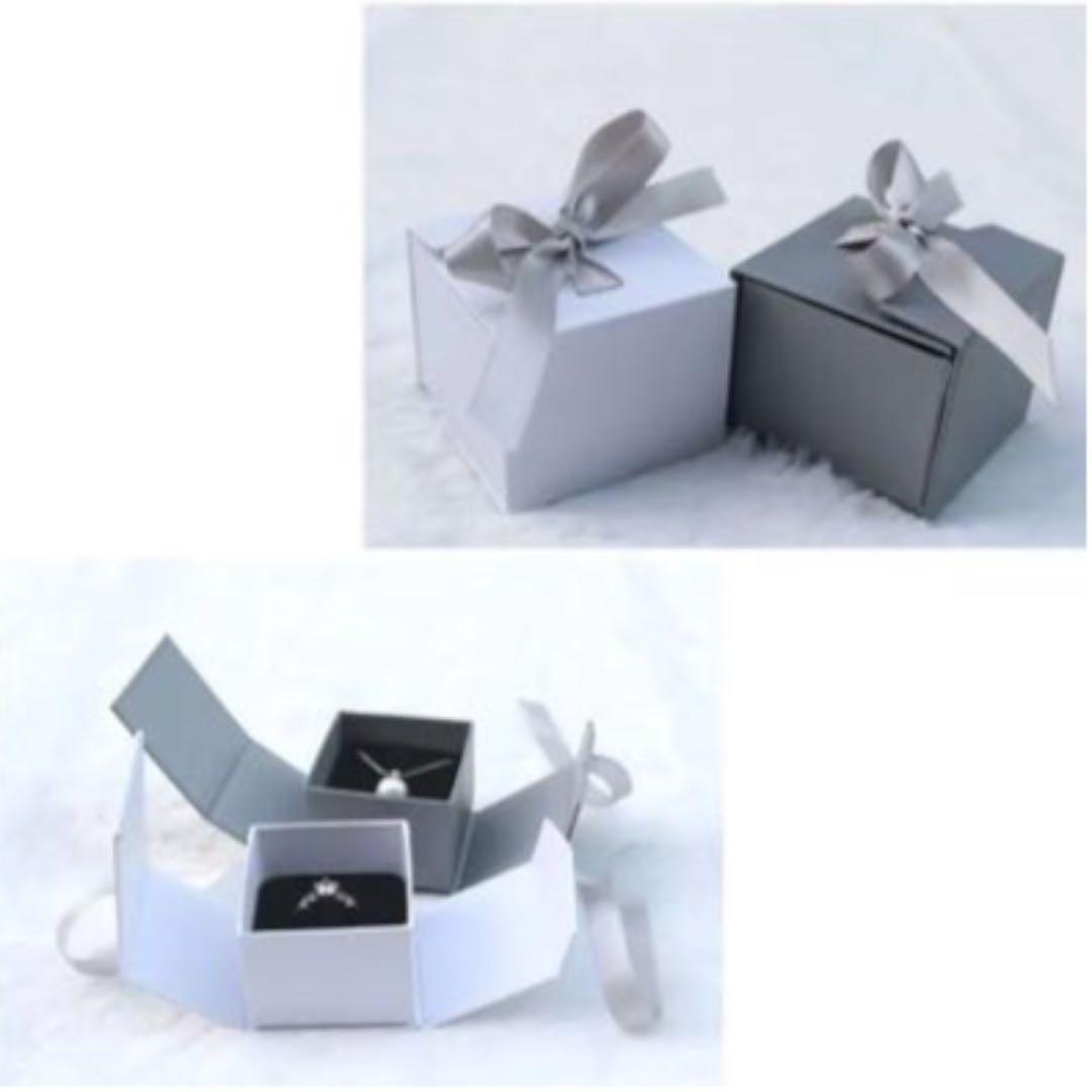 シルバーパール　スワロフスキー ❤️2点セット+18金厚K18刻印入チェーン