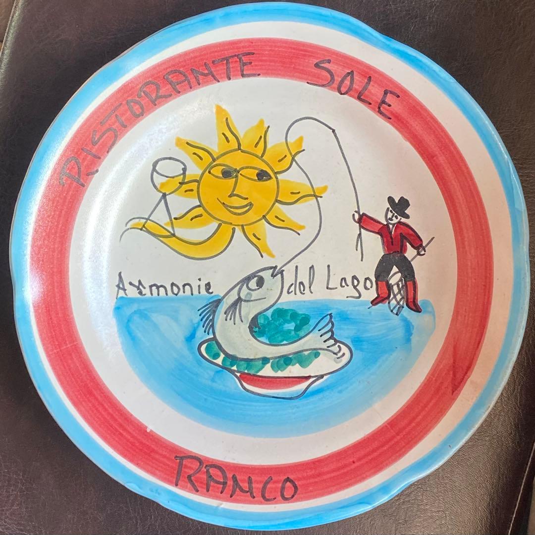 ブオンリコルド　イタリア製絵皿　1986 Ranco
