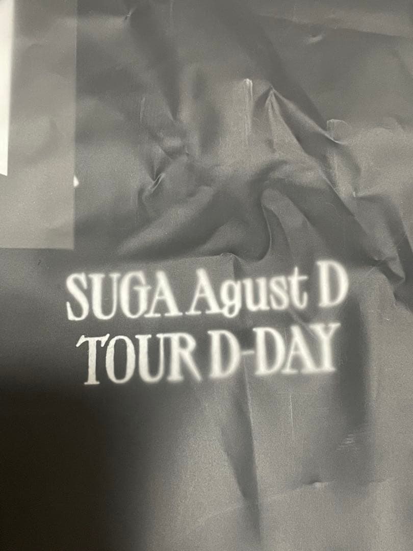 BTS SUGA AgustD TOUR D-DAY Tシャツ 黒 Lサイズ