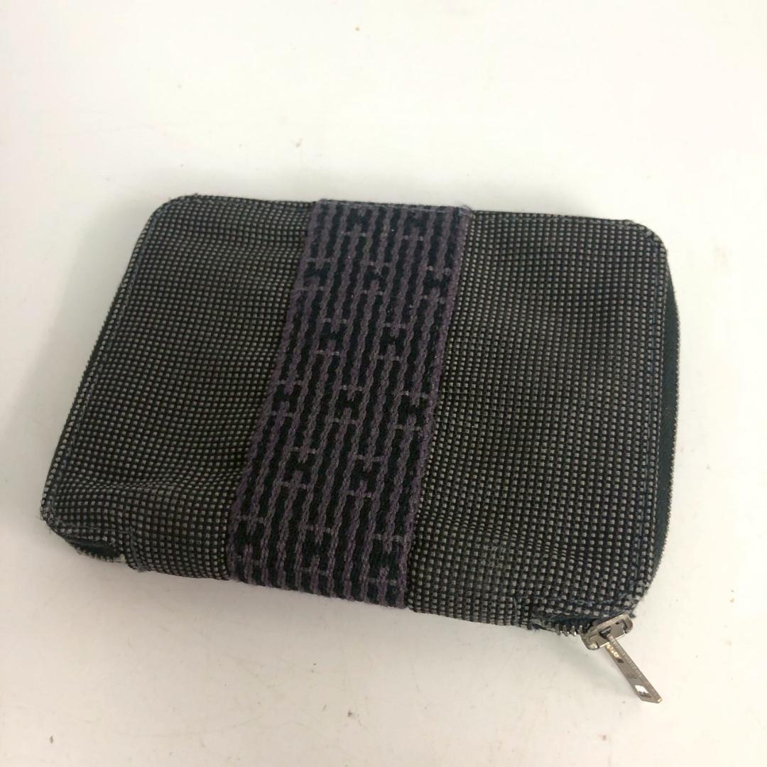 HERMES エルメス フールトゥ 財布 グレー レディース ブランド