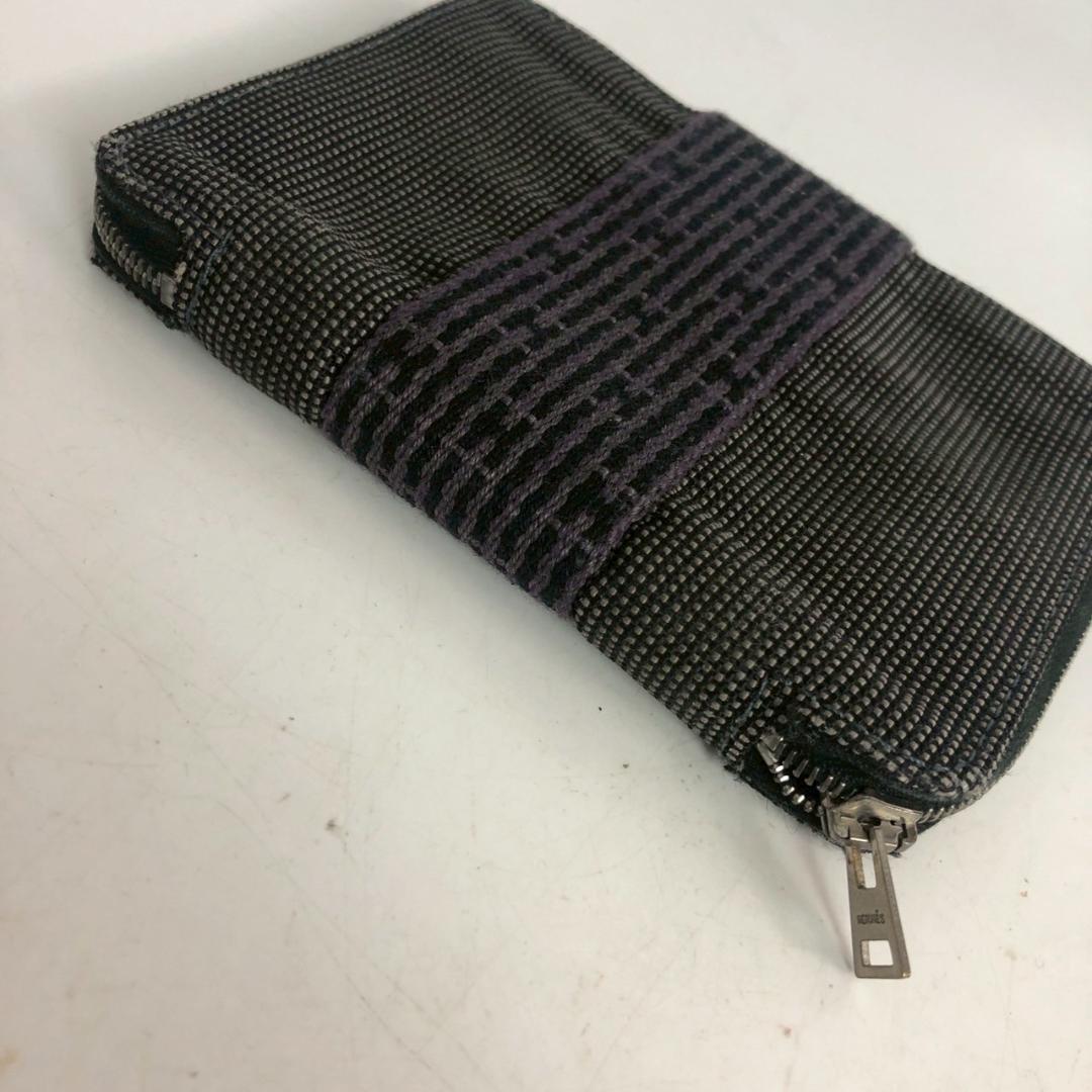 HERMES エルメス フールトゥ 財布 グレー レディース ブランド