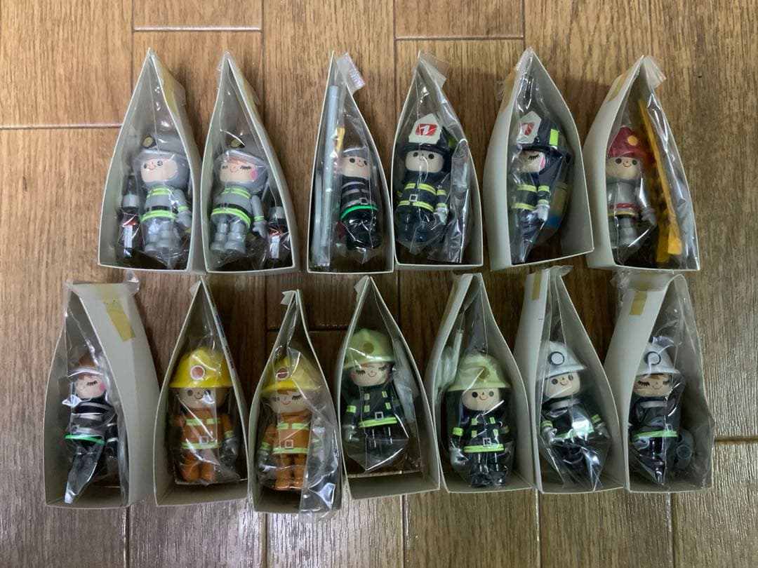 当選品 ローソン限定 ファイアマン全種類フィギュア＋コンプリートBOX