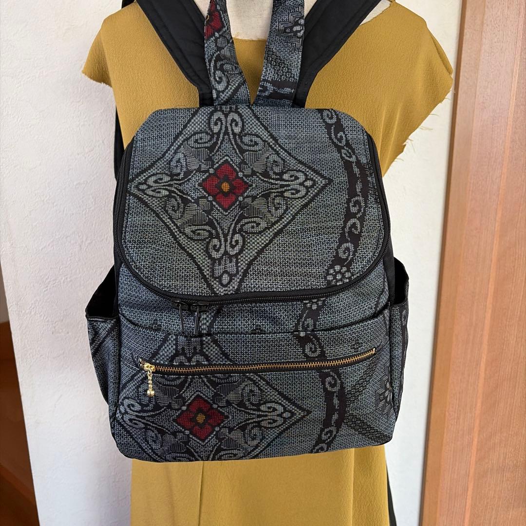 帯リメイクリュック 3-68