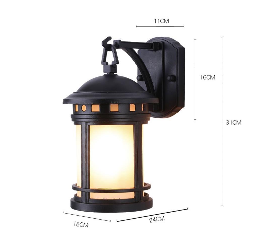 玄関灯 屋外の壁ライト装飾的なランタンライトの防水壁のスコンチライト