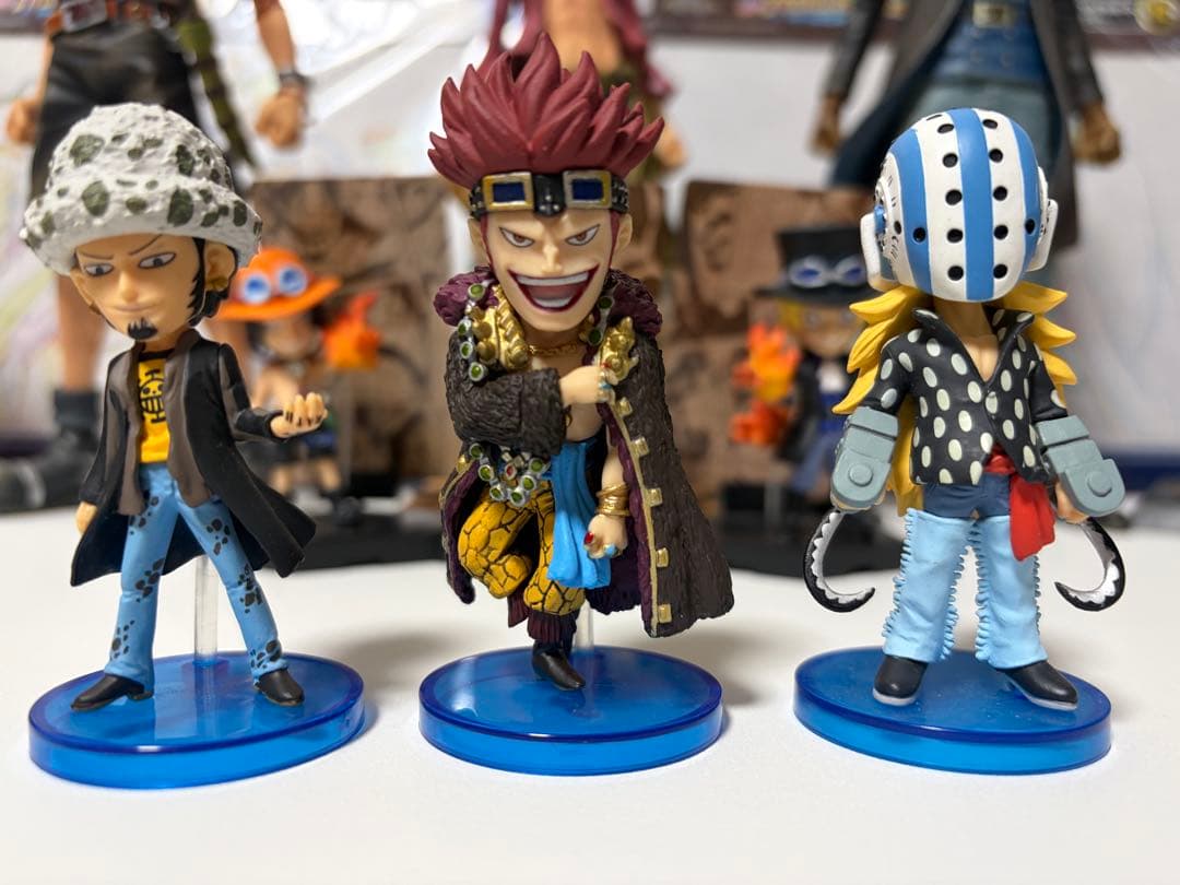 ワンピース フィギュアセット ルフィ　サボ　エース　ロジャー　WCF