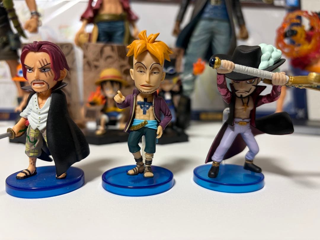 ワンピース フィギュアセット ルフィ　サボ　エース　ロジャー　WCF