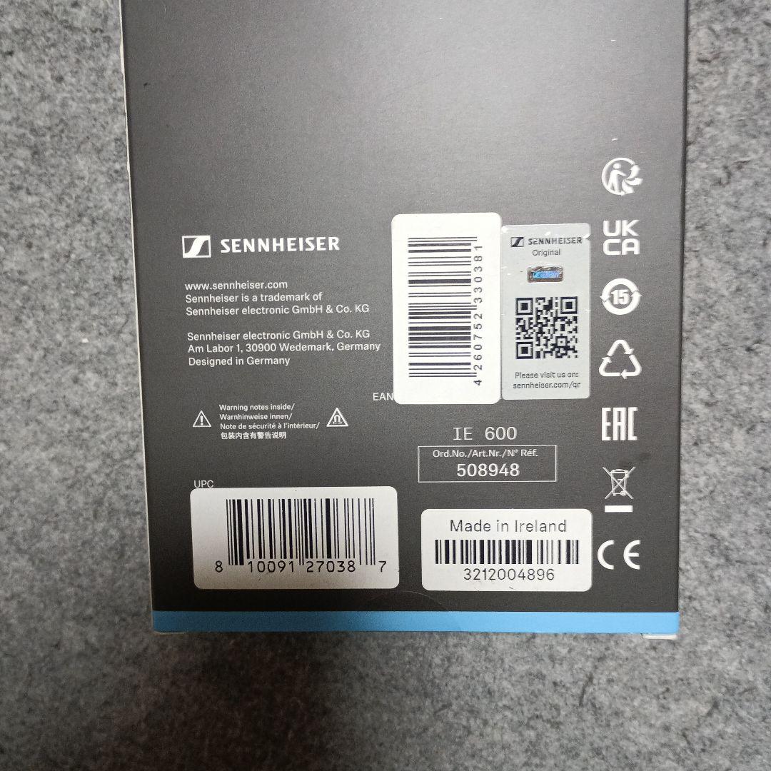 インイヤーイヤホン IE 600 ブランド：SENNHEISER