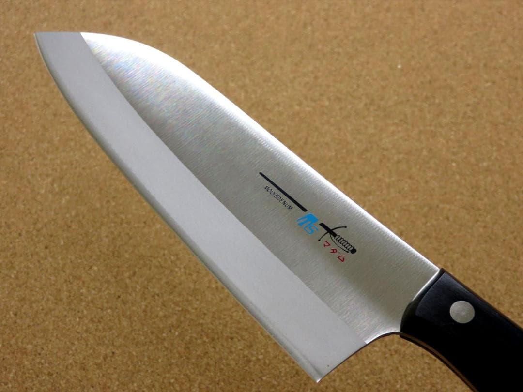 関の刃物 スジ三徳包丁 170mm クロムモリブデン鋼 魚 肉切 両刃 万能包丁