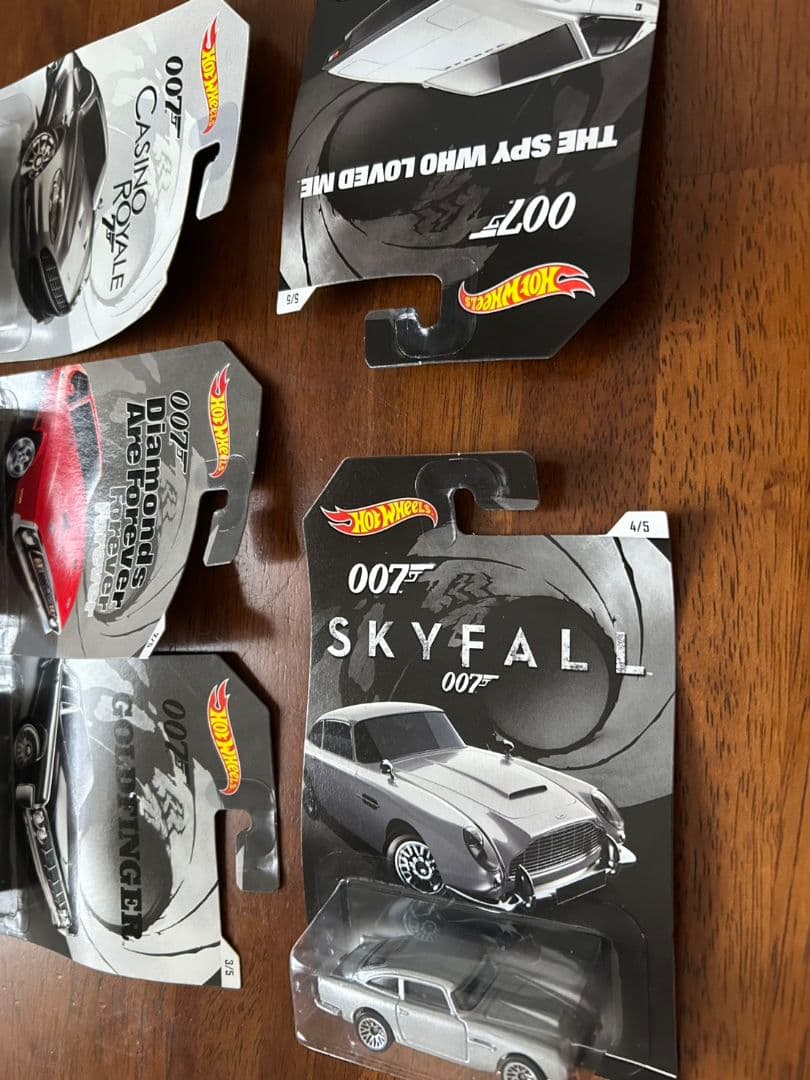 ホットウィール　007 ボンドカー　ホットウィール007 007ミニカー