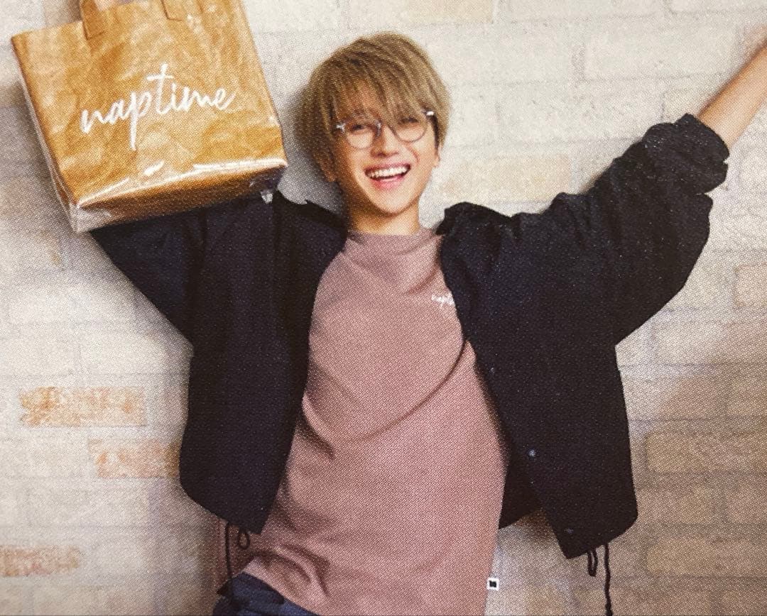ナップタイム　naptime. Nissy 西島隆弘　トートバック