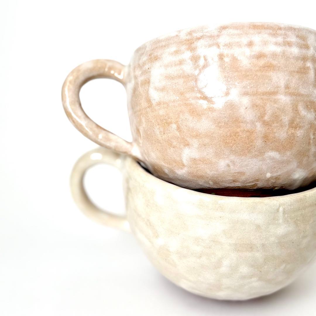桜色のスープカップＤ⑩　2個セット　作家もの