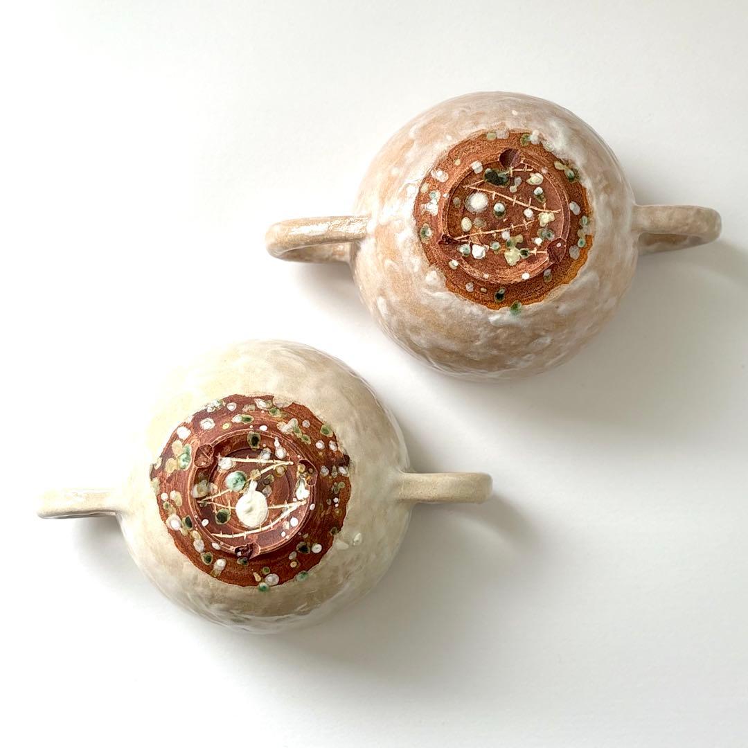 桜色のスープカップＤ⑩　2個セット　作家もの