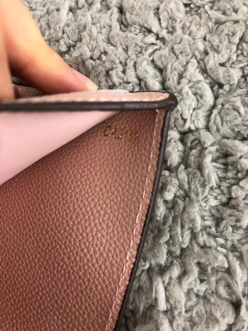 ピンク財布　ピンク　ウォレット　lady　LVロゴ　カードケース　可愛い