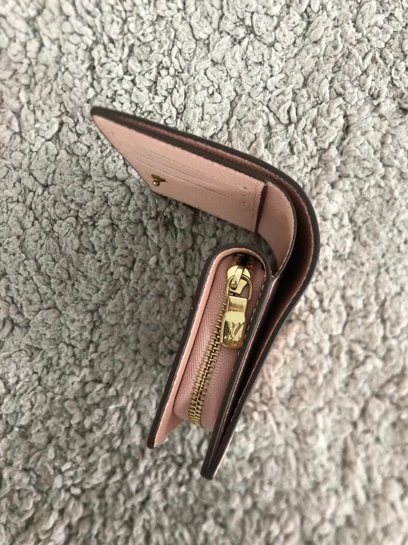 ピンク財布　ピンク　ウォレット　lady　LVロゴ　カードケース　可愛い