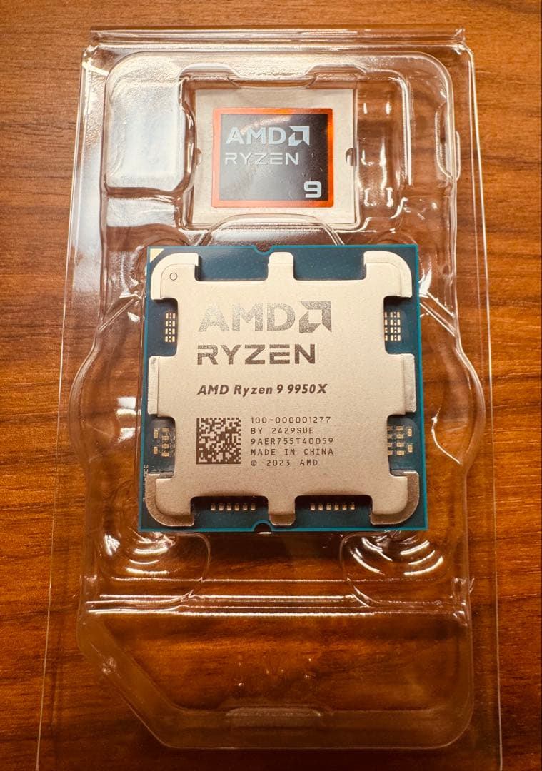 AMD Ryzen 9 9950X Zen5 AM5 動作確認済