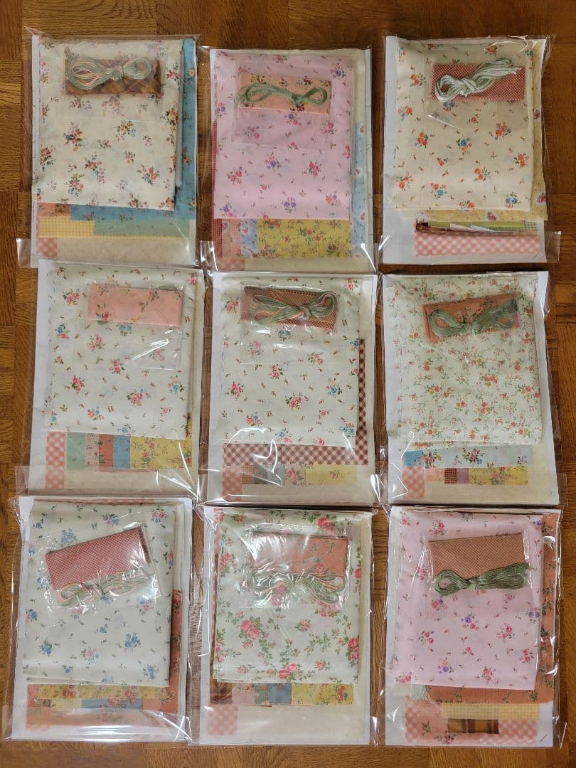 ルシアン　キット　パッチワークキット　9点　タペストリー　ハンドメイド
