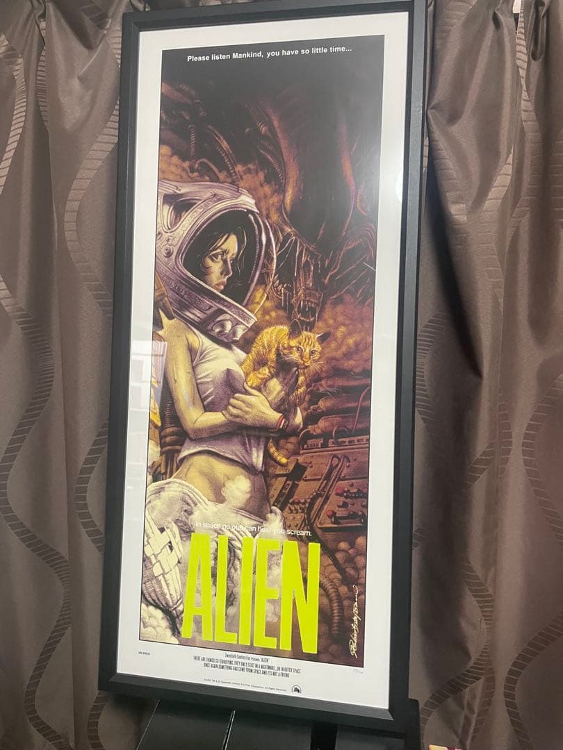 R*B様 ロッキンジェリービーン ALIEN エイリアン ポスター シリアルナン