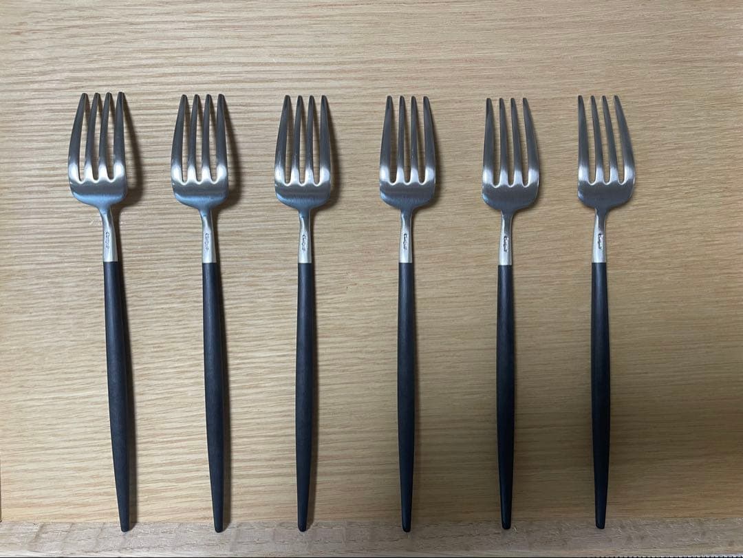 クチポールGOA ブラックシルバー 36pcsカトラリーセット ポルトガル製