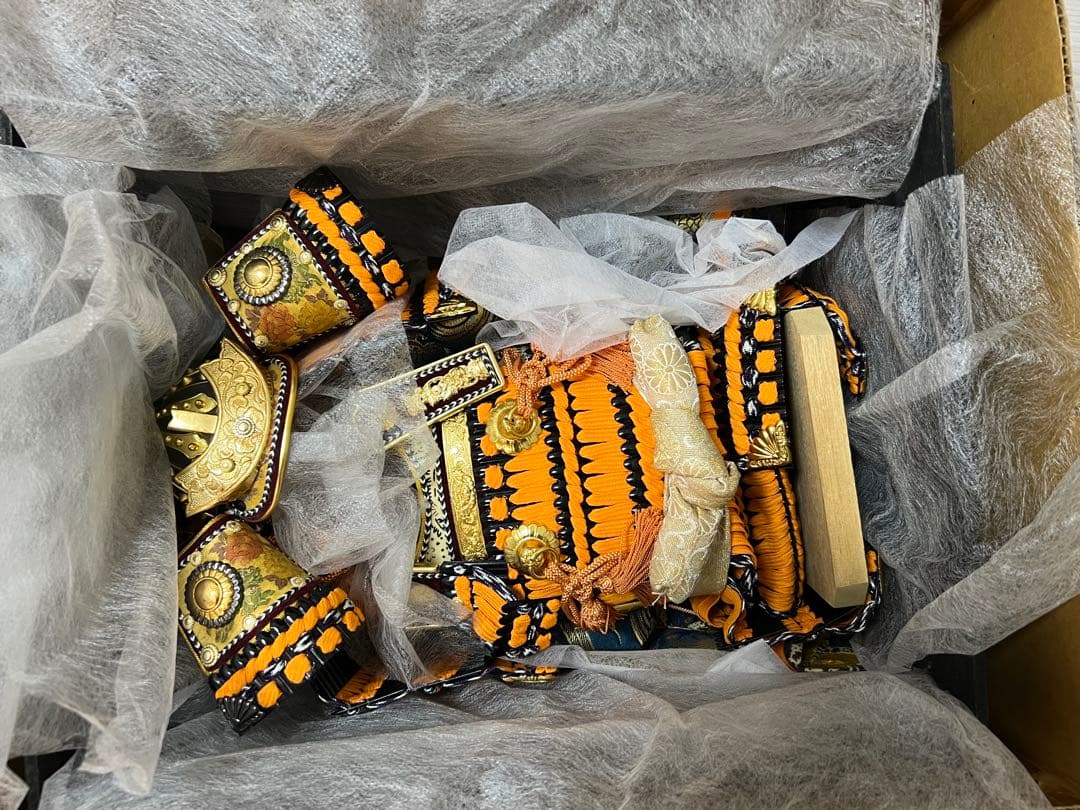 【美品】【昭和レトロ】　☆光玉作☆ 端午の節句☆ 鎧兜平飾りセット売り　①鎧兜