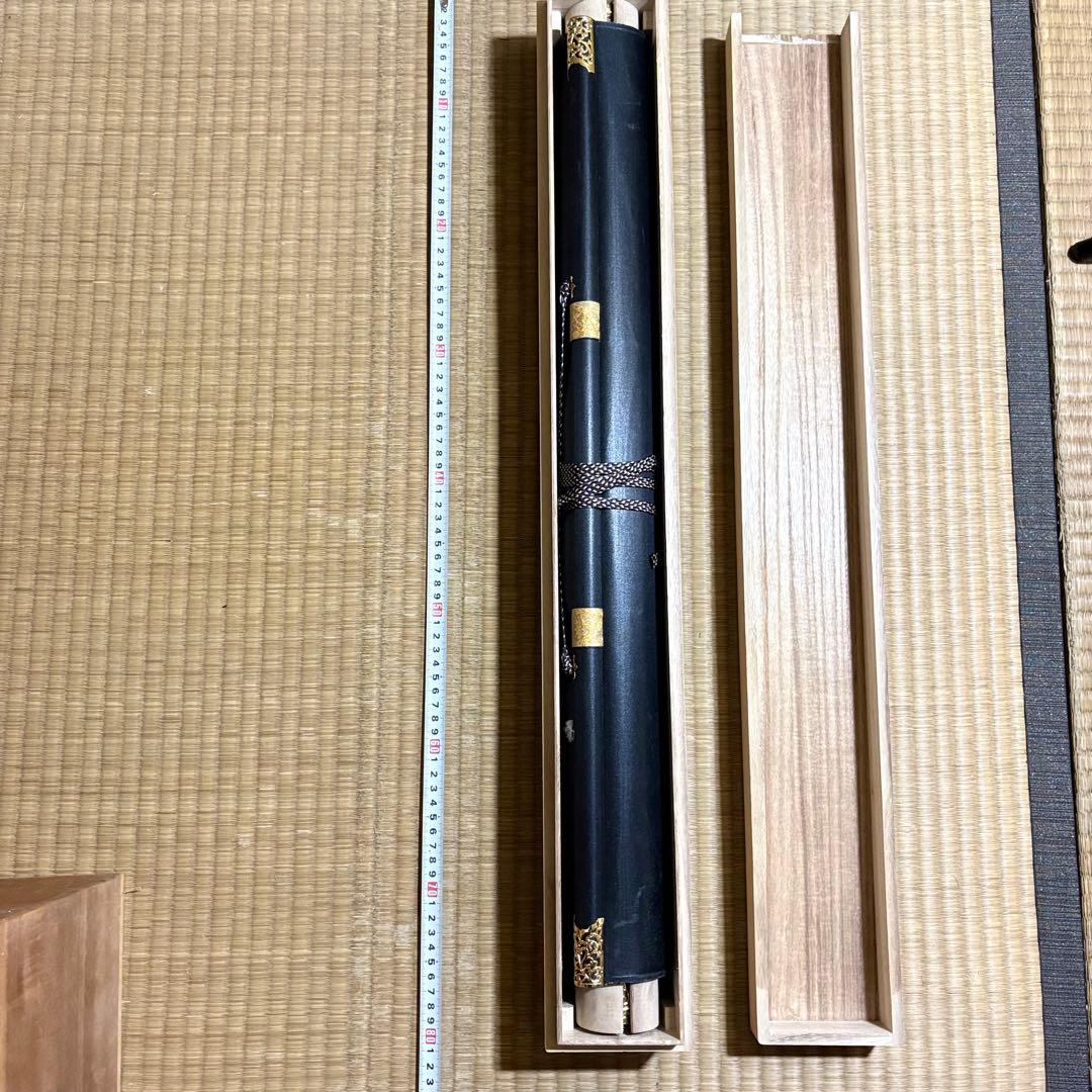 御印譜軸 御朱印 掛軸 弘法大師 刺繍 共箱 仏画 仏教美術 BZ~1