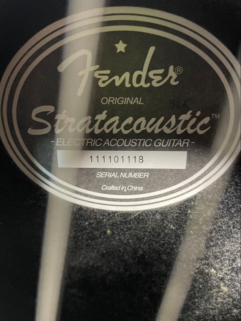 Fender Stratacoustic エレアコ ソフトケース付