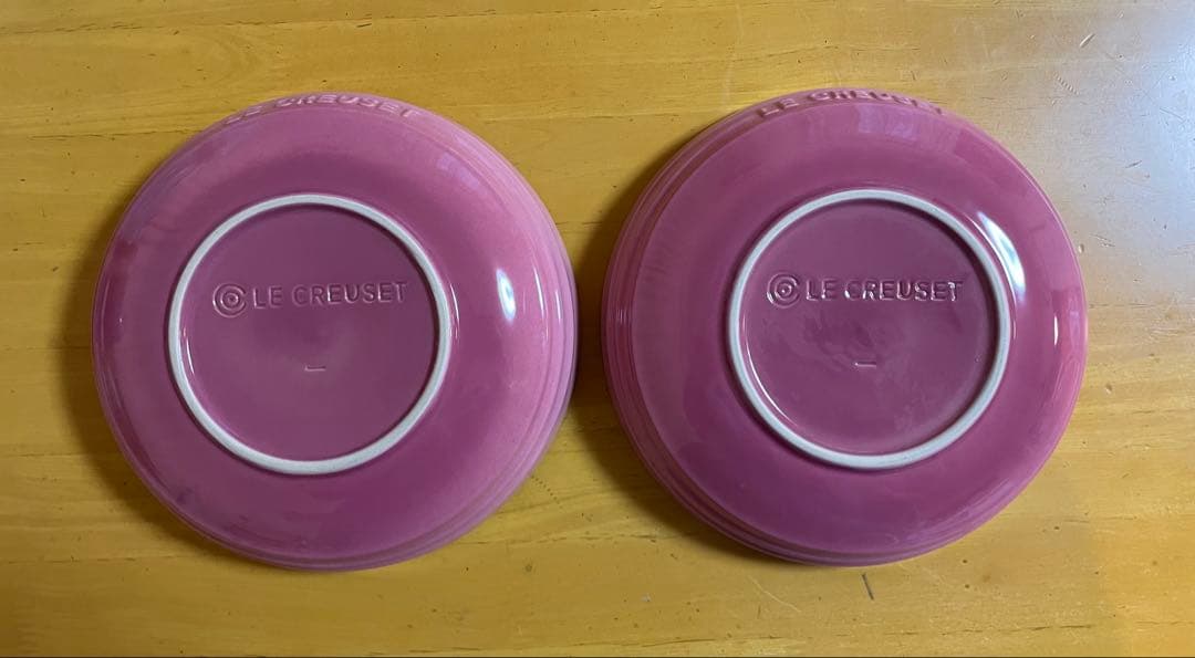 ル・クルーゼ✨ （ラウンドディッシュ20cm・プレート19cm） ※4枚セット