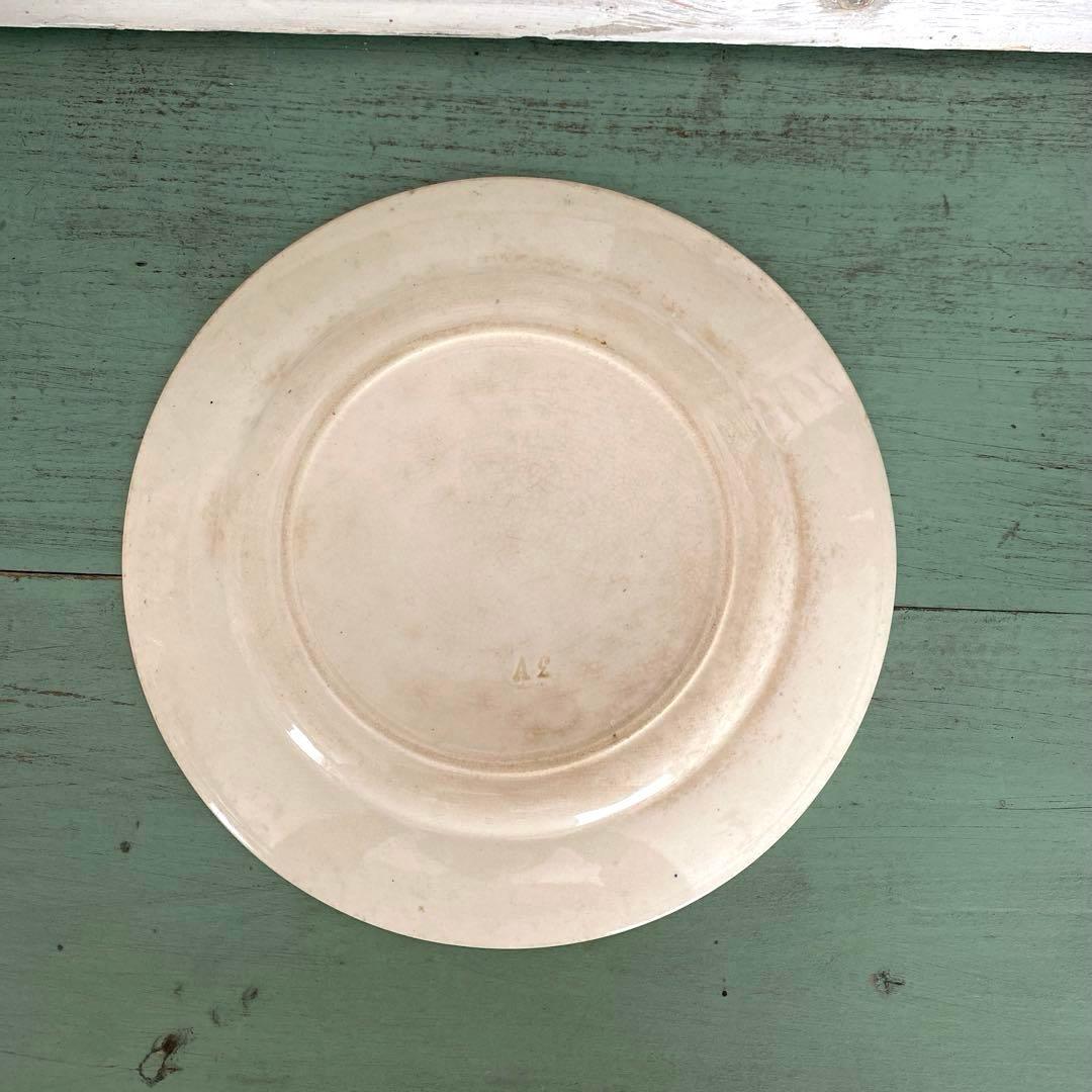 フランスアンティーク ツバメ　プレート　エミールブルジョワ【E】リュネヴィル