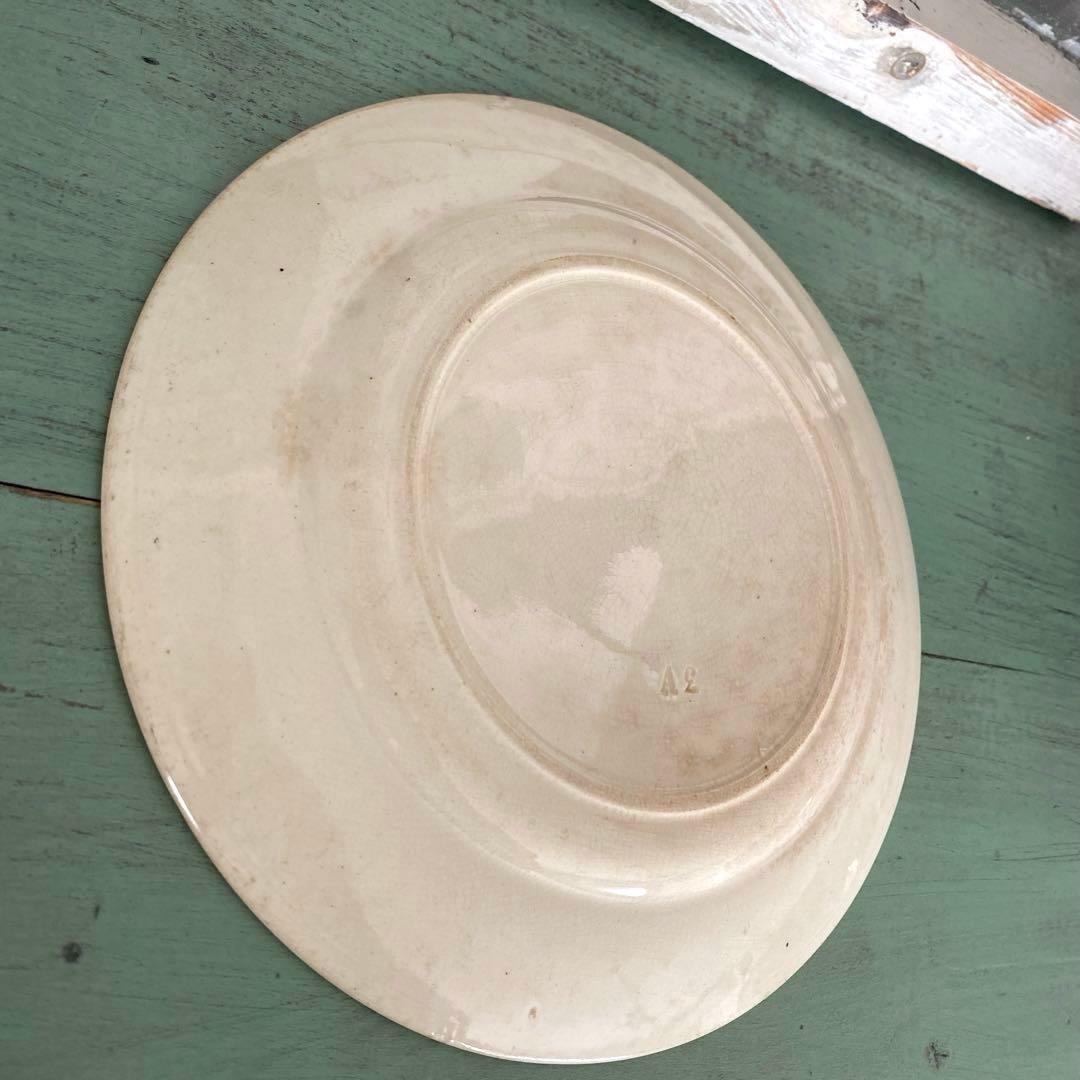 フランスアンティーク ツバメ　プレート　エミールブルジョワ【E】リュネヴィル