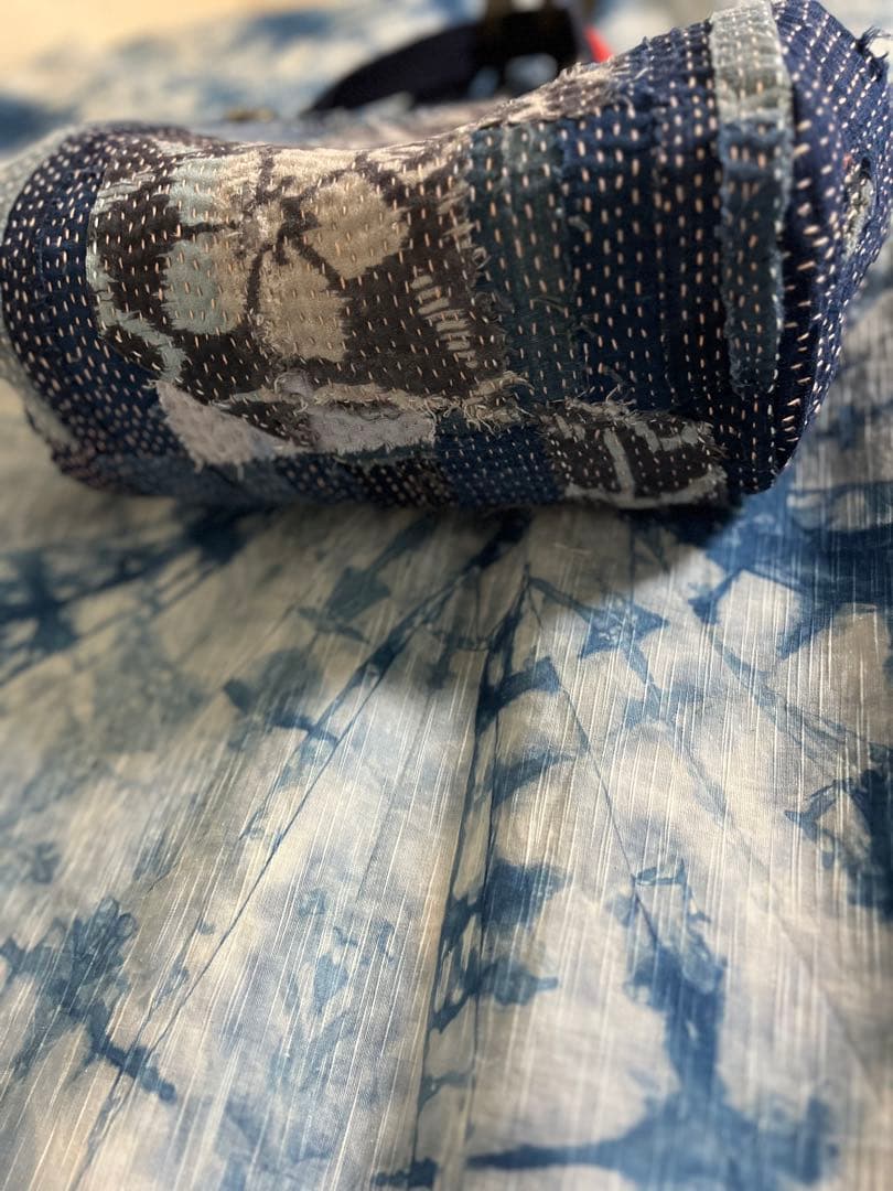 襤褸古布　ミニボストン　ハンドメイド