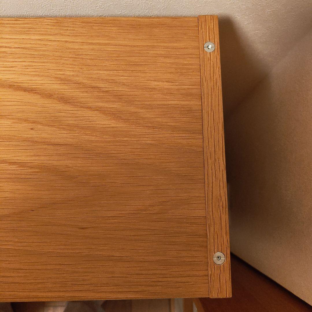 無印良品 スタッキングシェルフ・ワイド・２段・オーク材