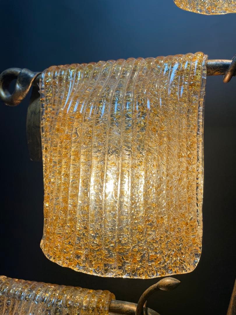 クリンカ　ガラスシェード　フロアスタンドランプ