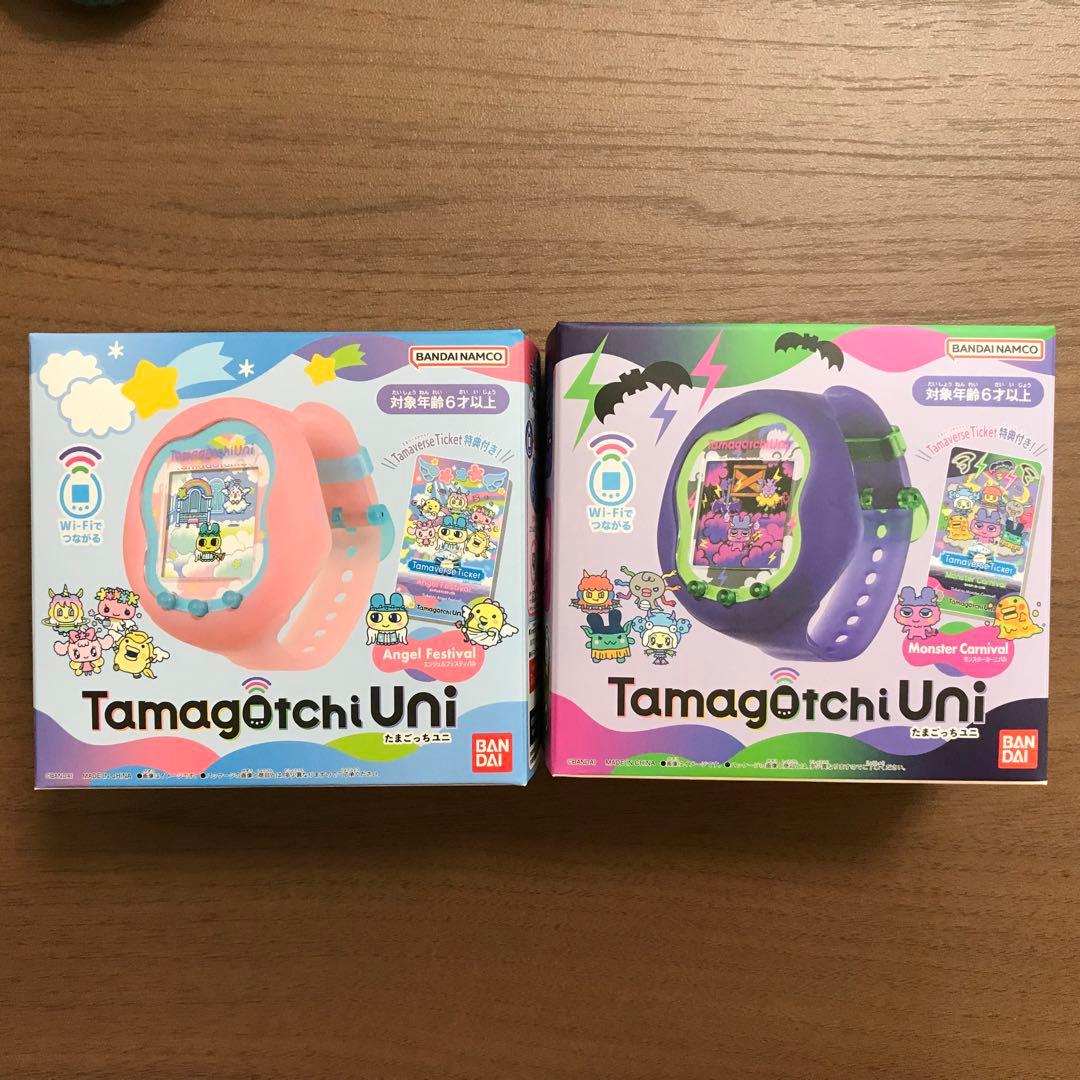 Tamagotchi Uni エンジェル＆モンスター＆ステッカー／たまごっちユニ