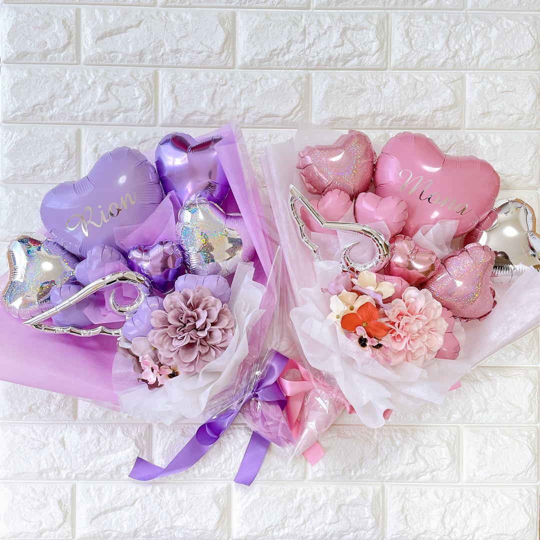 バルーンブーケ　バルーンギフト　手持ちブーケ　　バルーン　生誕祭　推し