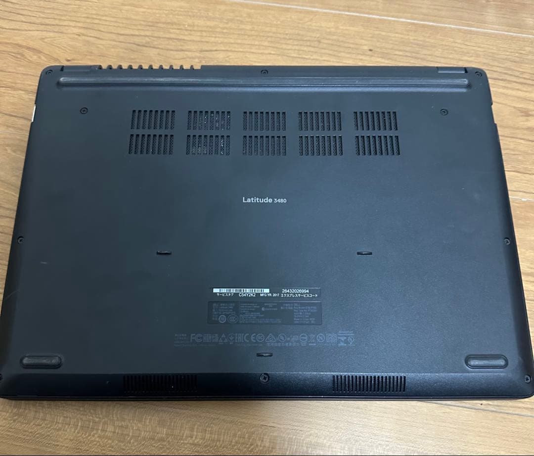 Windowsノート本体 DELL3480 i3 6006U 2GHz/4GB/HDD500GB