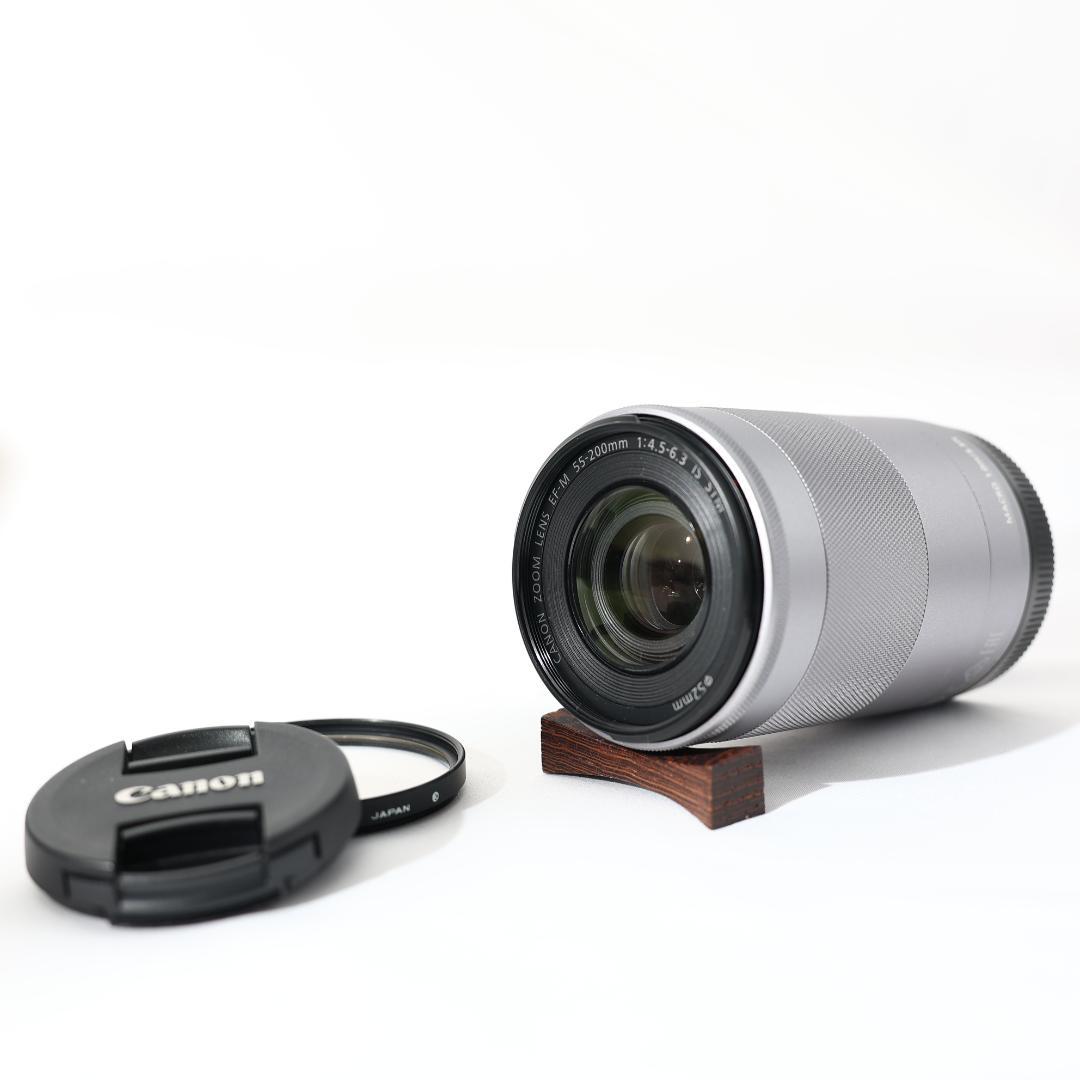 【美品】Canon EF-M 55-200mm IS STM ミラーレス 望遠