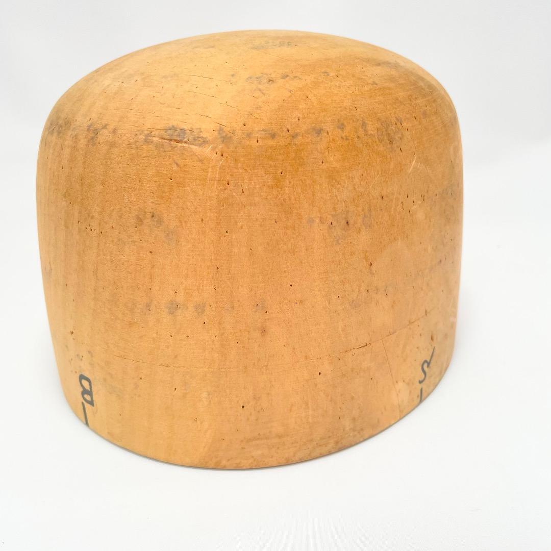 帽子の木型 ② 大丸角クラウン【57】 帽子の型 帽子木型 送料無料 匿名配送