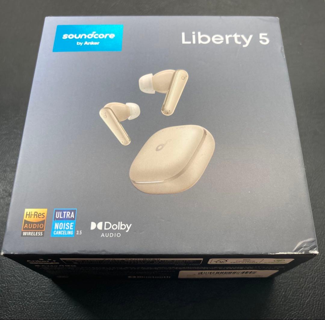 【新品】Soundcore Liberty5【充電ケース・シャンパンゴールド】
