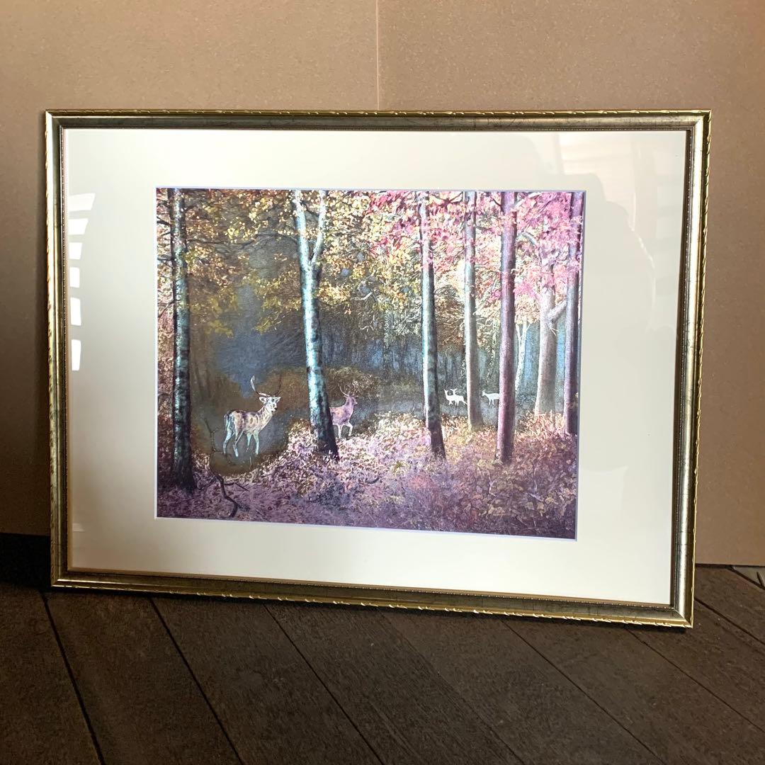 【新品・未使用】DUFEX 英国製 エッチングアート 秋の霧