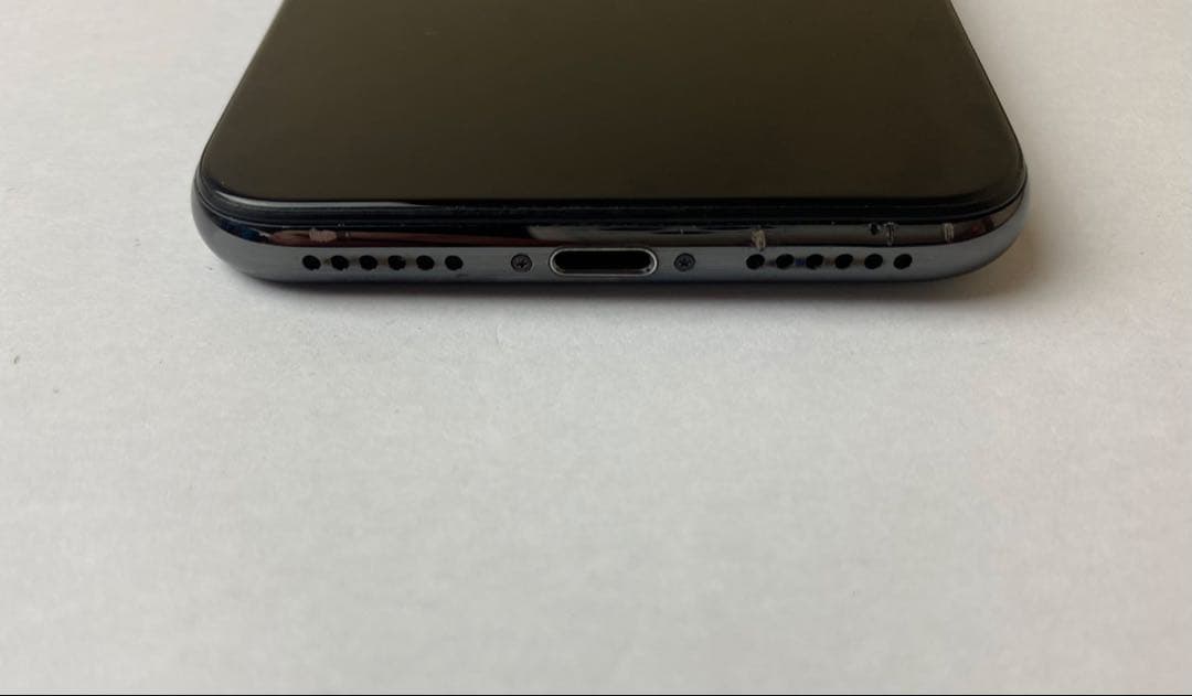 iPhoneX 256GB スペースグレイ SIMフリー バッテリー100%表示