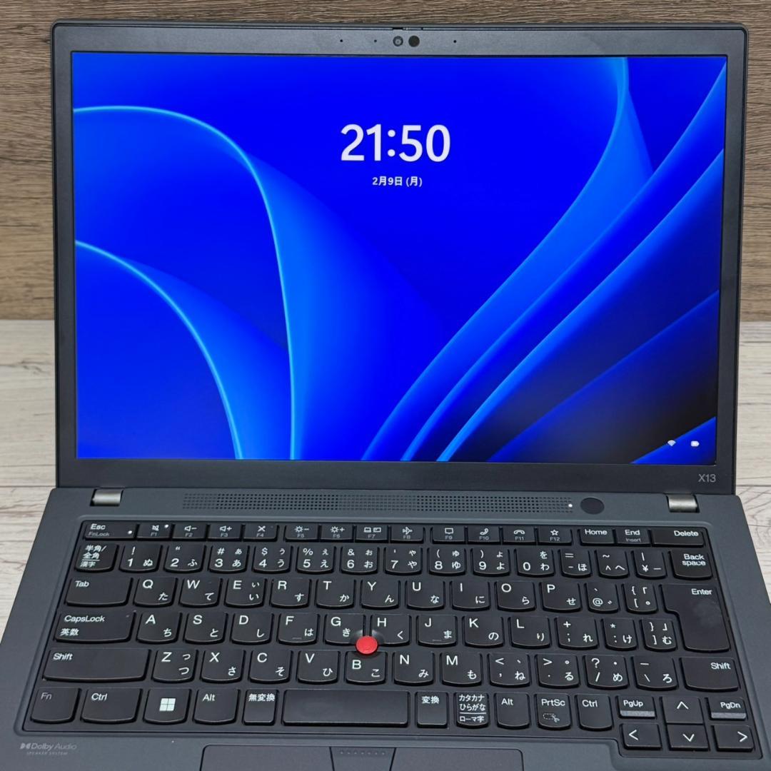 高性能! ThinkPad X13Gen2 第11世代Core i5 256GB