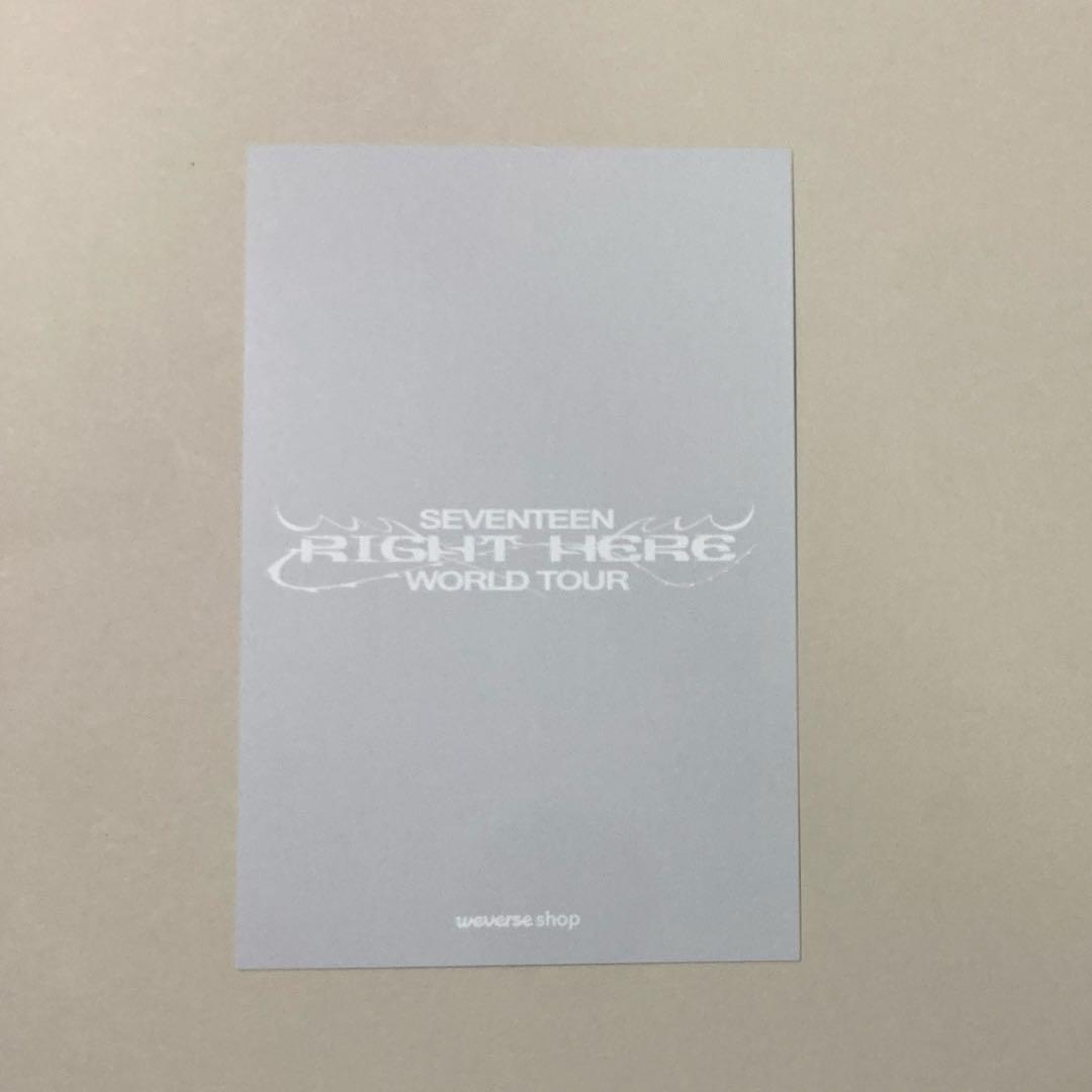 SEVENTEEN RIGHT HERE PACKAGE GIFT ミンハオ