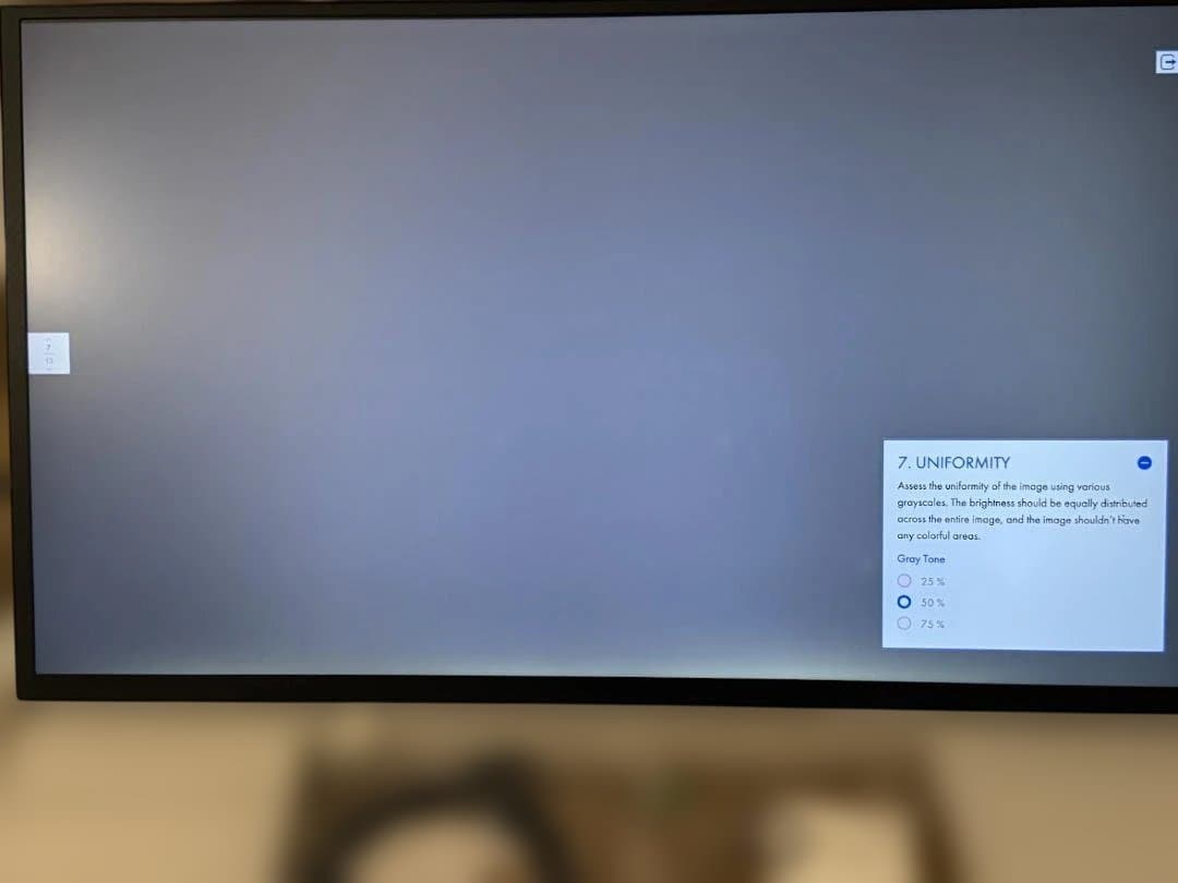 24.5″ 165Hz WQHDモバイルモニター　色むらあり